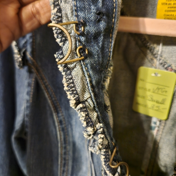 SOLD: VTG Star Jeans long sleeve denim jacket. Juniors size small/ Chico - Picture 8 of 8